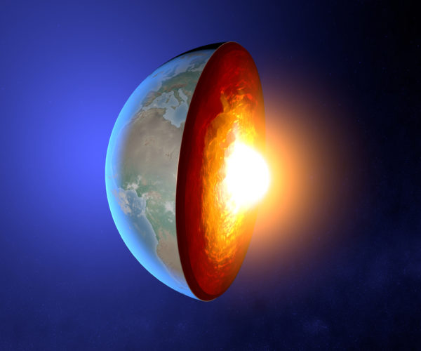 earth's core - deposit photos