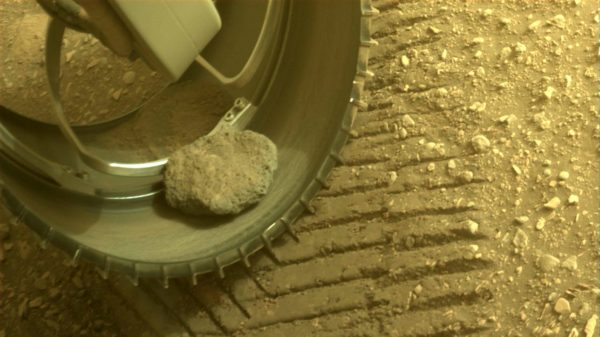 Perseverance Rover's pet rock - NASA