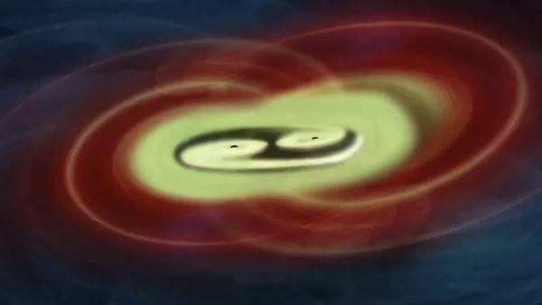 Massive Black Hole Collision - ESA