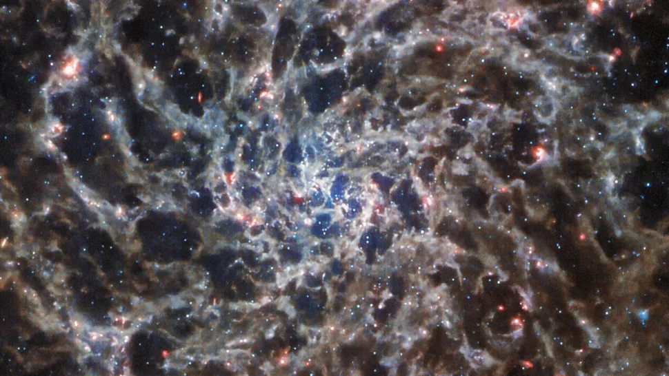 Bones of a Galaxy - NASA James Webb Telescope