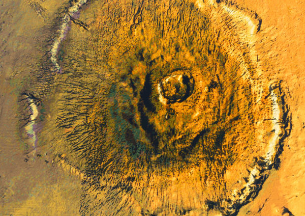 Olympus Mons, Mars - Deposit Photos