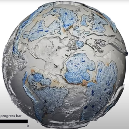 Writer Fuel: New Video Shows Continents Evolving Over 100 Million Years