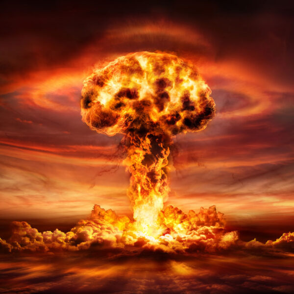 nuclear explosion - deposit photos