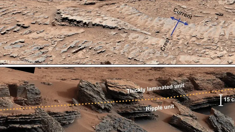 Mars water ripples - NASA