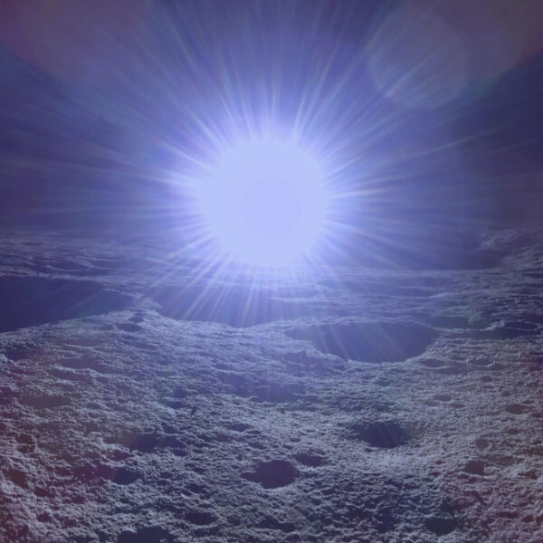 Sunrise on the moon captured by Blue Ghost spacecraft - Firefly Aerospace
