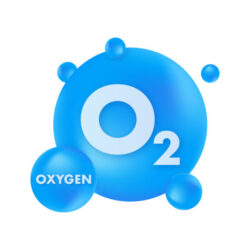Oxygen molecule - Deposit Photos