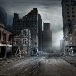 Ruined City - deposit photos