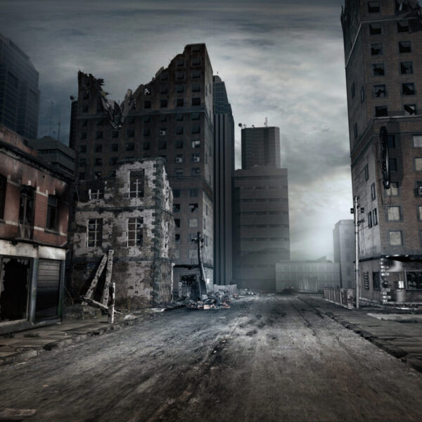 Ruined City - deposit photos