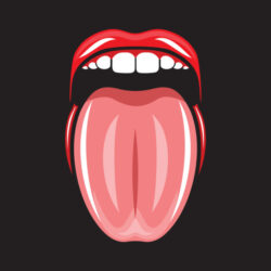 artificial tongue - deposit photos